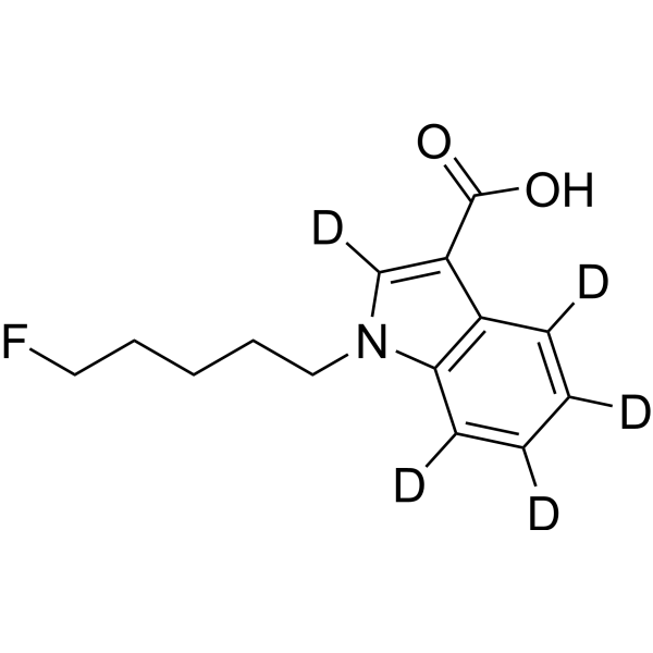 1-(5-Fluoropentyl)-1H-indole-3-carboxylic acid-d5 2703812-55-7